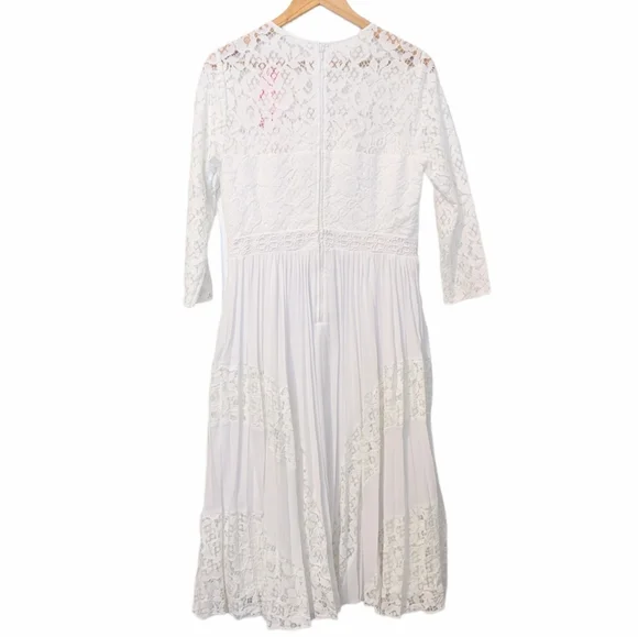 Lilly Pulitzer Aiden Midi Dress Resort White Lace 8 NWT - Picture 6 of 11